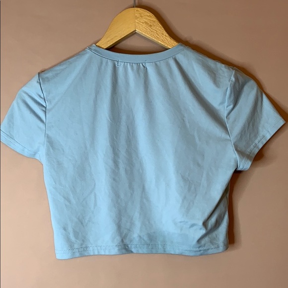 BABY BLUE ‘SHEIN’ CROP TOP!!! - Picture 5 of 6